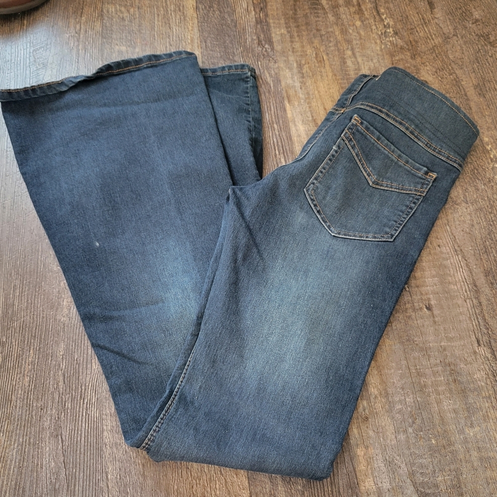 Free People Dark Blue Flare Jeans